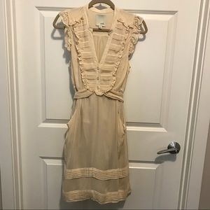 Anthropologie Odille Ruffle Dress